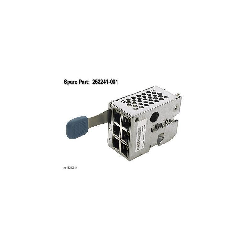 6-Port RJ45 patch panel module