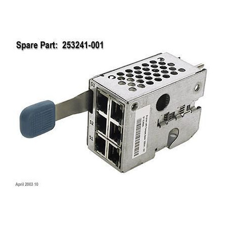 6-Port RJ45 patch panel module