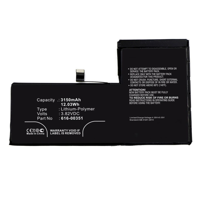 Battery for Apple iPhone X
