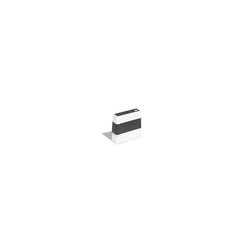Pack 6 black self-inking stamps 10x60mm