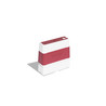 Pack 6 Red self-inking stamps 10x60mm