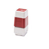Pack 6 Red self-inking stamps 20x20