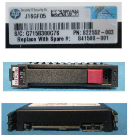 DRV SSD 1.6TB 12G 2.5 SAS