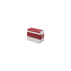 Pack 6 Red self-inking stamps 40x90