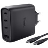 Cargador de Pared GaN Trust Maxo 65W 26067/ 3xUSB Tipo-C/ 1x | APLIUM