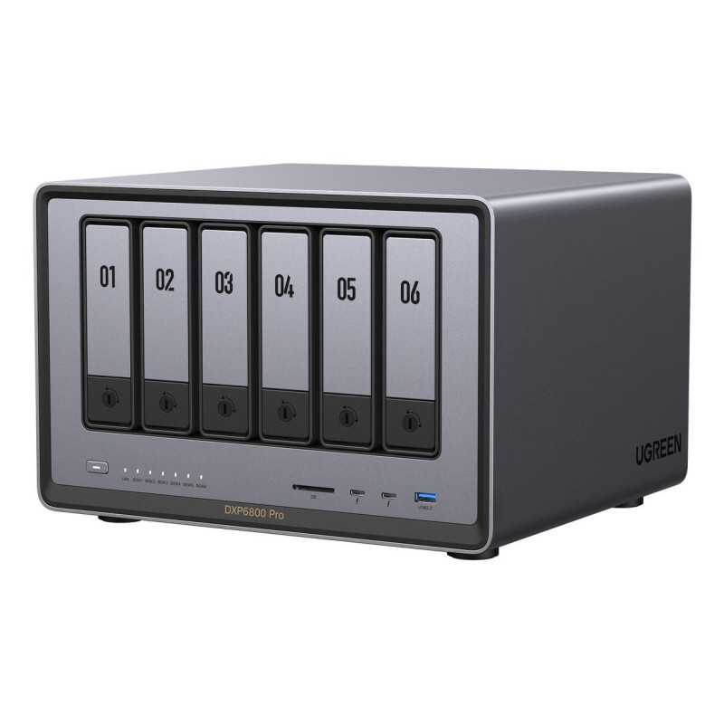 Nasync DXP6800 Pro Eu Intel I5-1235U 10-CORE CPU 2 X 10GBE 8 | APLIUM