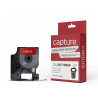 12mm x 5.5m Black on White