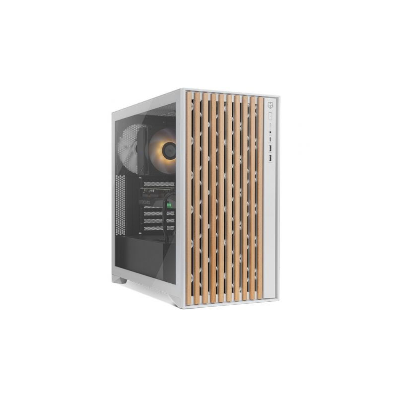 NOX NXHUMMERELEMENT carcasa de ordenador Torre Blanco, Mader | APLIUM