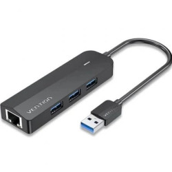 Hub USB 3.0 Vention CHNBB/ RJ45/ 3xUSB/ 1xMicroUSB PD | APLIUM