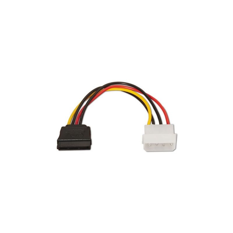 Cable Alimentación SATA Aisens A131-0158/ Molex 4 PIN Macho | APLIUM