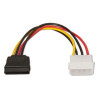 Cable Alimentación SATA Aisens A131-0158/ Molex 4 PIN Macho | APLIUM