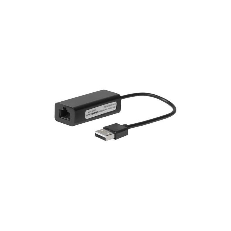 USB2.0 to Ethernet, Black