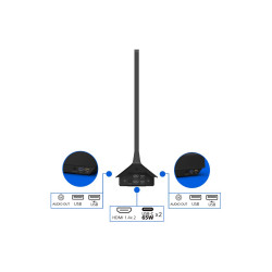 23,8 x 2' 16:9 IPS 120Hz 1920x1080 HDMI 2x USB-C | APLIUM