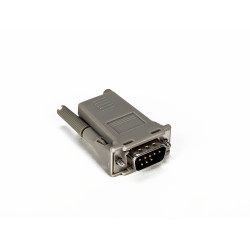 RJ45 to DB9M cross converter