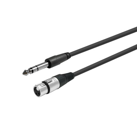 XLR F to Stereo Jack 6.35mm,