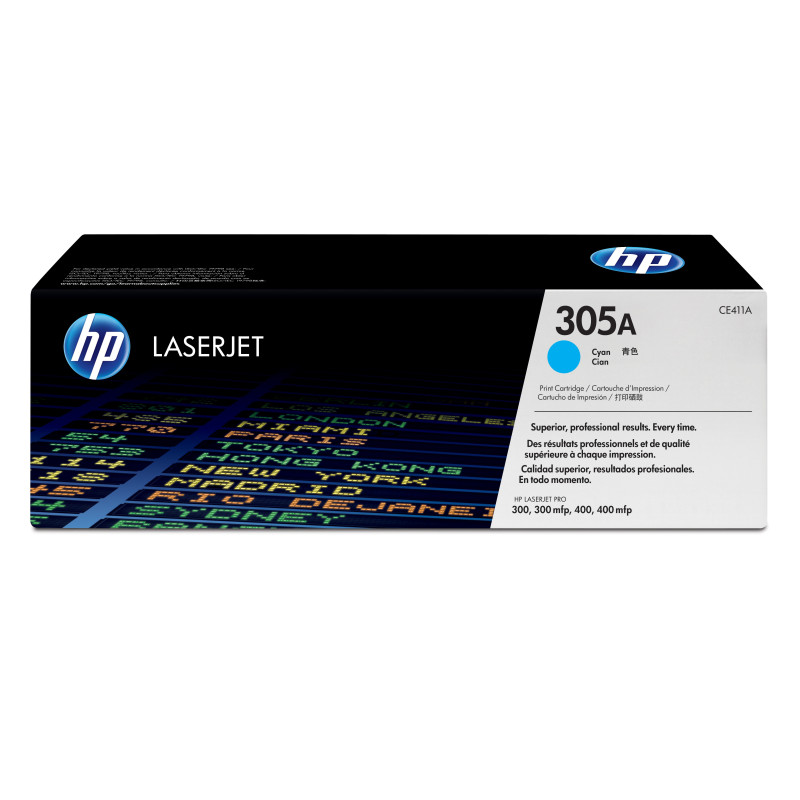 HP Toner/305A Cyan LaserJet TonerCart