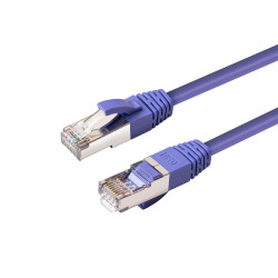 CAT6A S/FTP 7.5m Purple LSZH