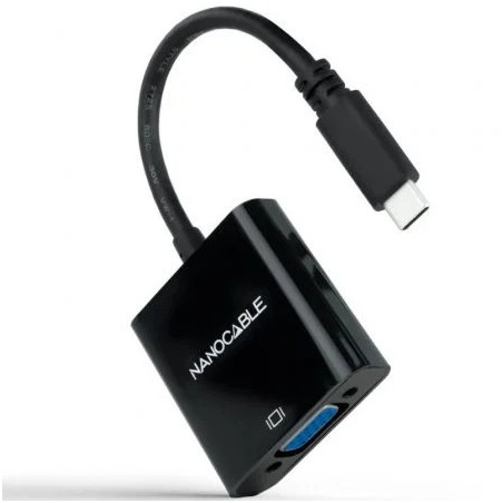 Cable Conversor Nanocable 10.16.4101-BK/ USB Tipo-C Macho - | APLIUM