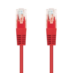 Cable de Red RJ45 UTP Nanocable 10.20.0403-R Cat.6/ 3m/ Rojo | APLIUM