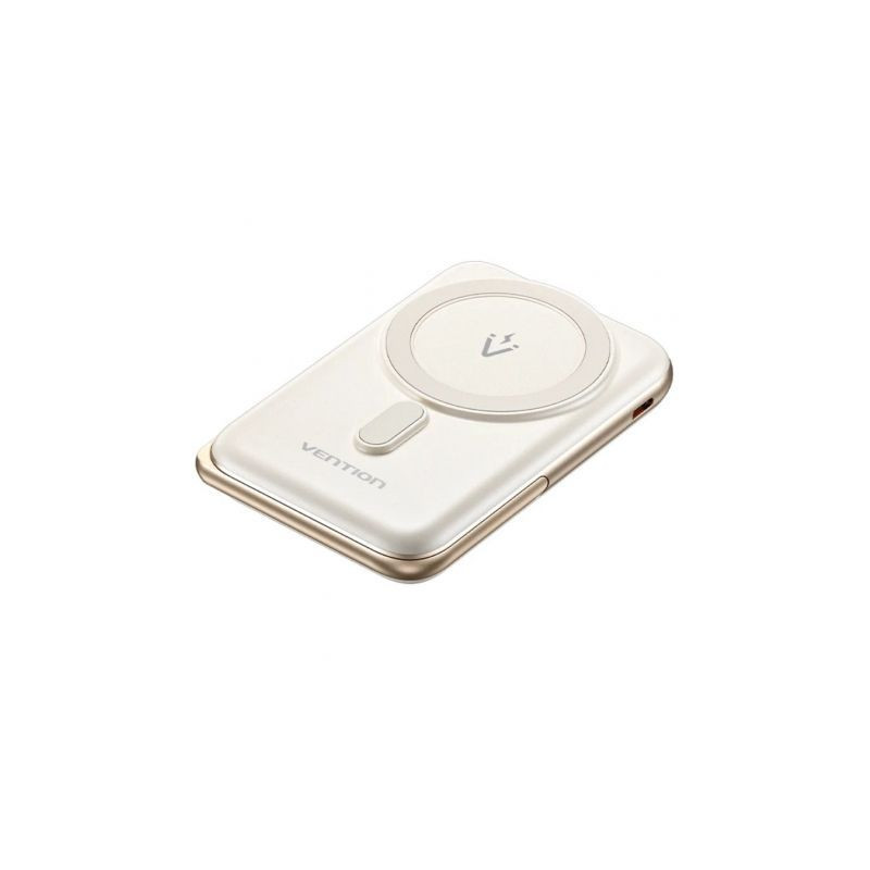 Powerbank 10000mAh Vention FHNW0/ 20W/ Wireless/ Blanca | APLIUM
