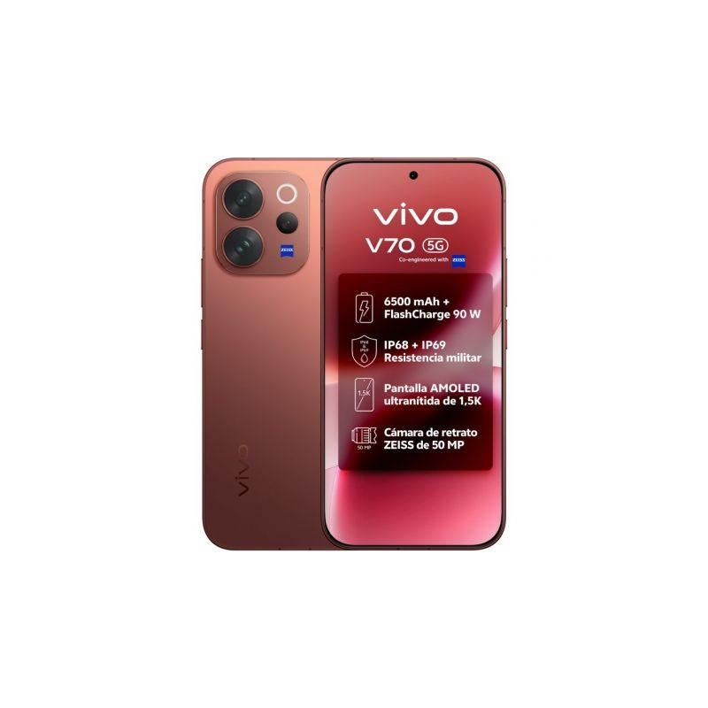 5673399 - Smartphone Vivo V70 8GB/ 512GB/ 6.59"/ 5G/ Marrón | APLIUM