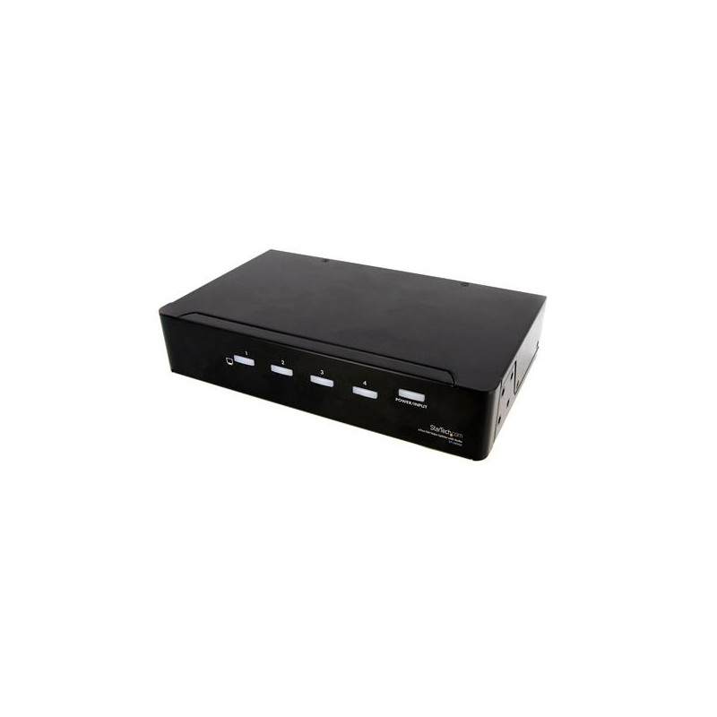 4 Port DVI Video Splitter with Audio