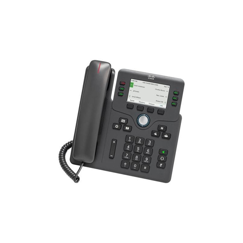 6871 Ip Phone Black 6 Lines | APLIUM