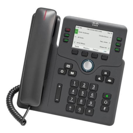 6871 Ip Phone Black 6 Lines | APLIUM
