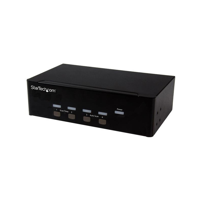 4-port KVM Switch w/Dual VGA - USB 2.0