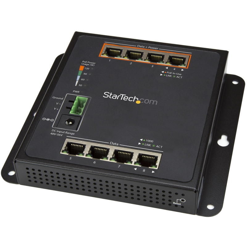 GbE Switch - 8-Port 4 PoE+- Managed