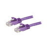 15m Purple Snagless Cat6 UTP Patch Cable