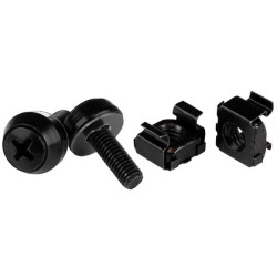 M5 Screws+Cage Nuts - 100 Pack Black