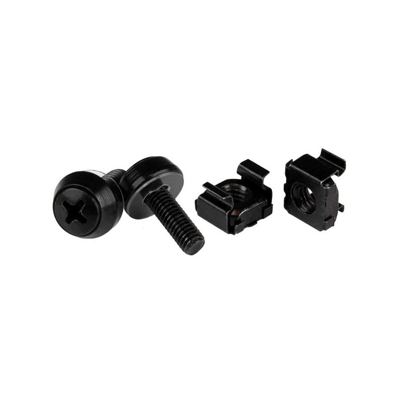 M5 Screws+Cage Nuts - 100 Pack Black