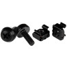 M5 Screws+Cage Nuts - 100 Pack Black