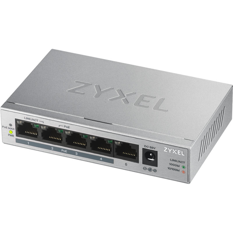 GS1005-HP 5-PORT Dt Gb POE+ Switch | APLIUM