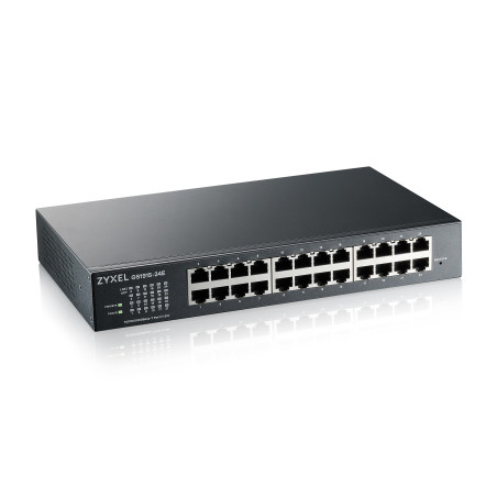 GS1915-24E 24PORT Gbe Switch Nebulaflex Rackmount Fanless | APLIUM