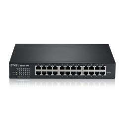 GS1915-24E 24PORT Gbe Switch Nebulaflex Rackmount Fanless | APLIUM