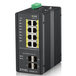 RGS200-12P 12 Port Managed PoE Switch 240WATT Poedin IP30 | APLIUM