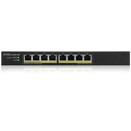 Zyxel GS1915-8EP 8-PORT Gbe PoE Smart Hybrid Mode Switch Sta | APLIUM