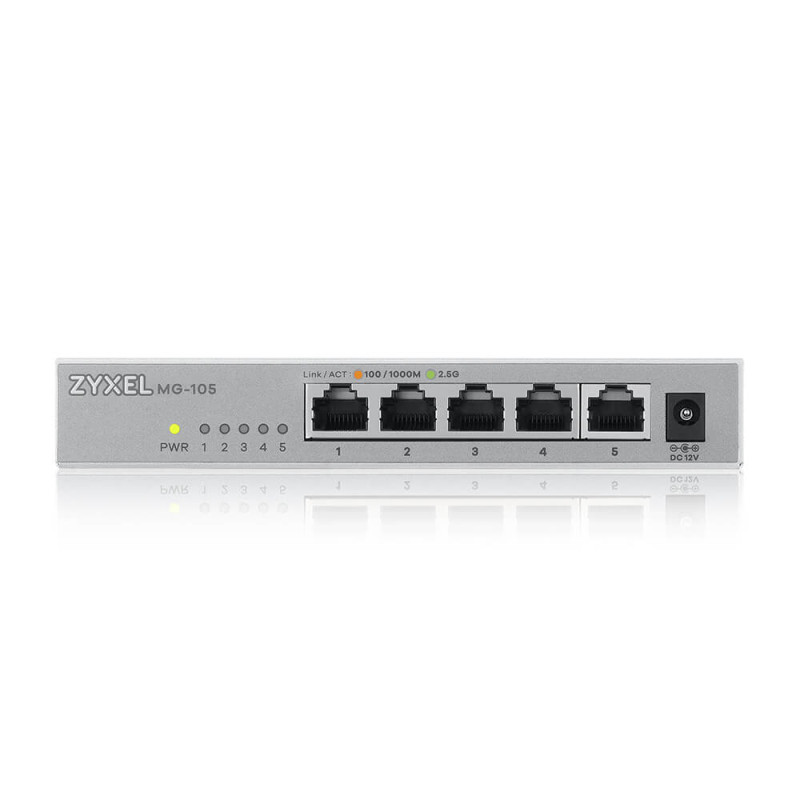 XMG-105 5 Ports 2.5G + 1 SFP+ Multigig Unmanaged Desktop Swi | APLIUM