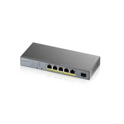 6 Port Managed CCTV PoE Switch Long Range 60W 802.3BT | APLIUM