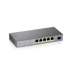 6 Port Managed CCTV PoE Switch Long Range 60W 802.3BT | APLIUM