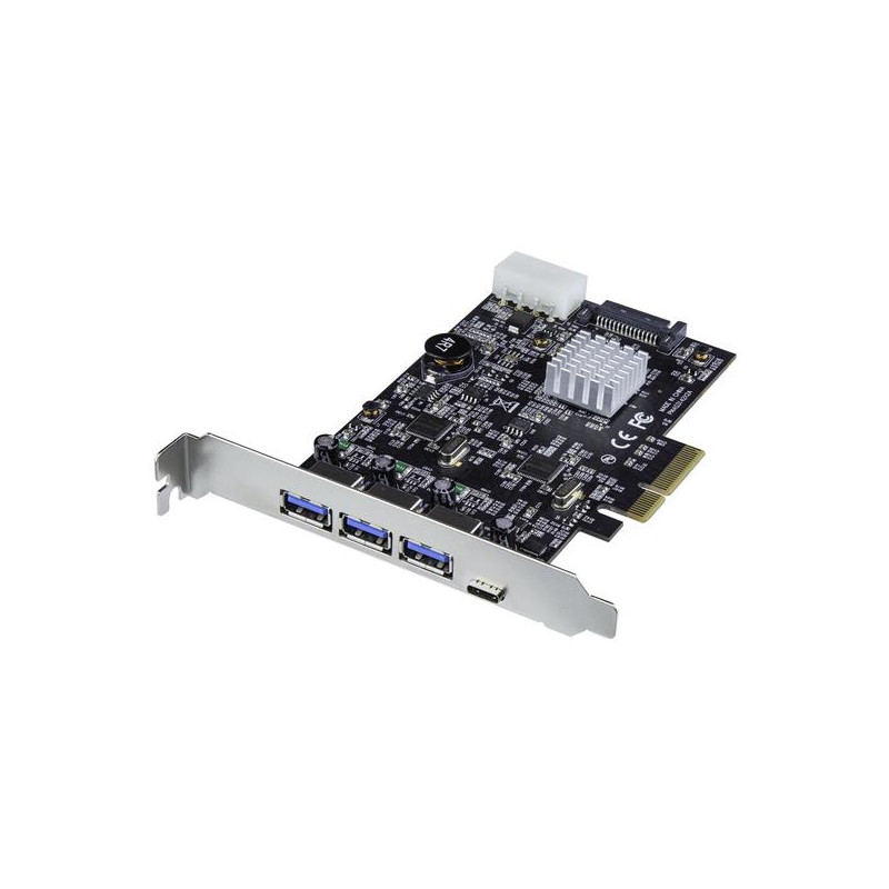 USB 3.1 Card 4 Pt PCIe USB A+C - 2 CH