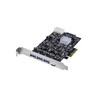 USB 3.1 Card 4 Pt PCIe USB A+C - 2 CH