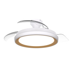 Bliss DC Fan ceiling 28W+35W TW Gold