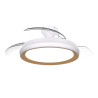 Bliss DC Fan ceiling 28W+35W TW Gold