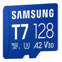Tarjeta de Memoria Samsung P7 128GB microSD XC/ Clase 10/ 17 | APLIUM