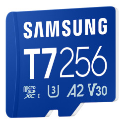 Tarjeta de Memoria Samsung P7 256GB microSD XC/ Clase 10/ 17 | APLIUM