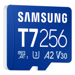 Tarjeta de Memoria Samsung P7 256GB microSD XC/ Clase 10/ 17 | APLIUM