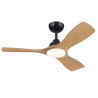 Olas Fan ceiling 42' 30W+24W BK&Wood | APLIUM